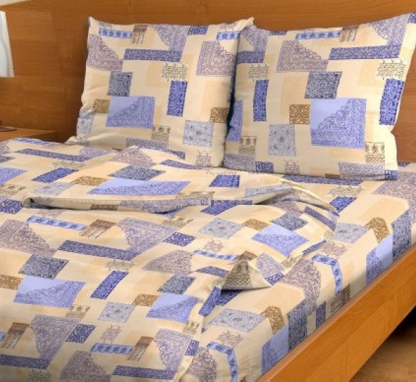 Постельное белье из бязи 110г Арабеска бежевая 