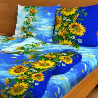 Постельное белье из бязи 110г Цветок солнца-1 