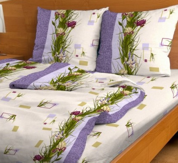 Постельное белье из бязи 110г  Ирисы 