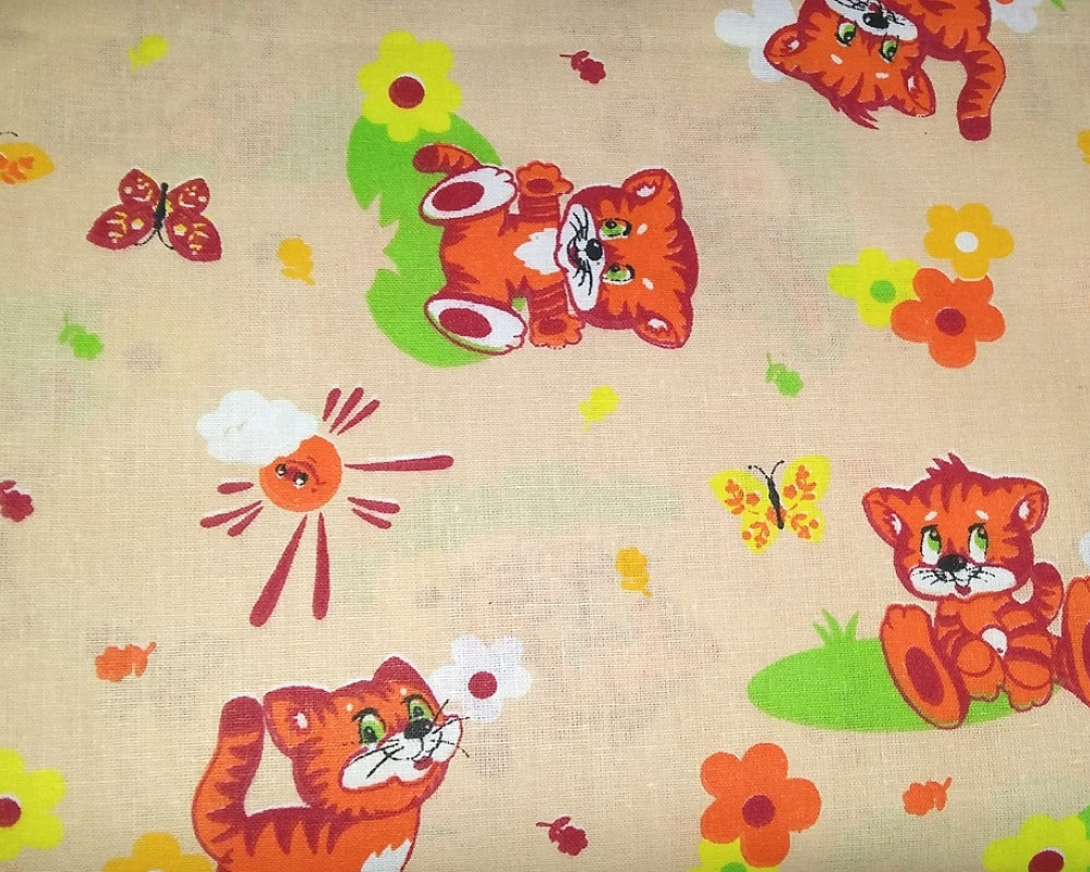 Постельное белье 1631-5 Тигрята беж