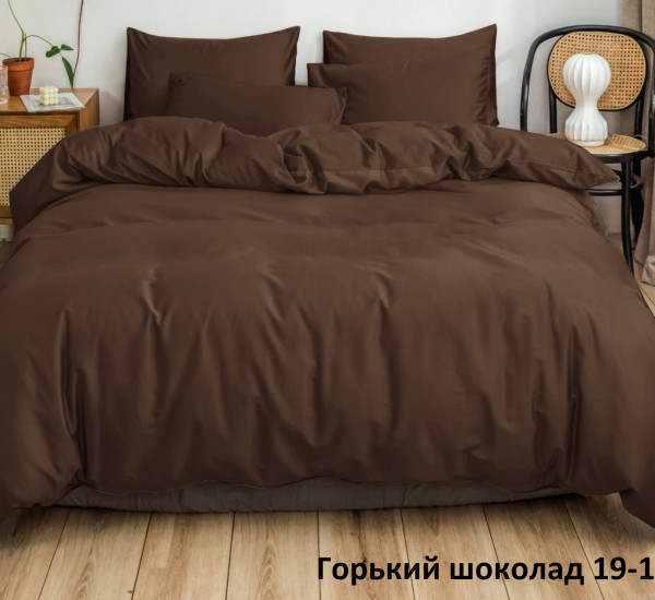 Постельное белье из полисатина ГОРЬКИЙ ШОКОЛАД